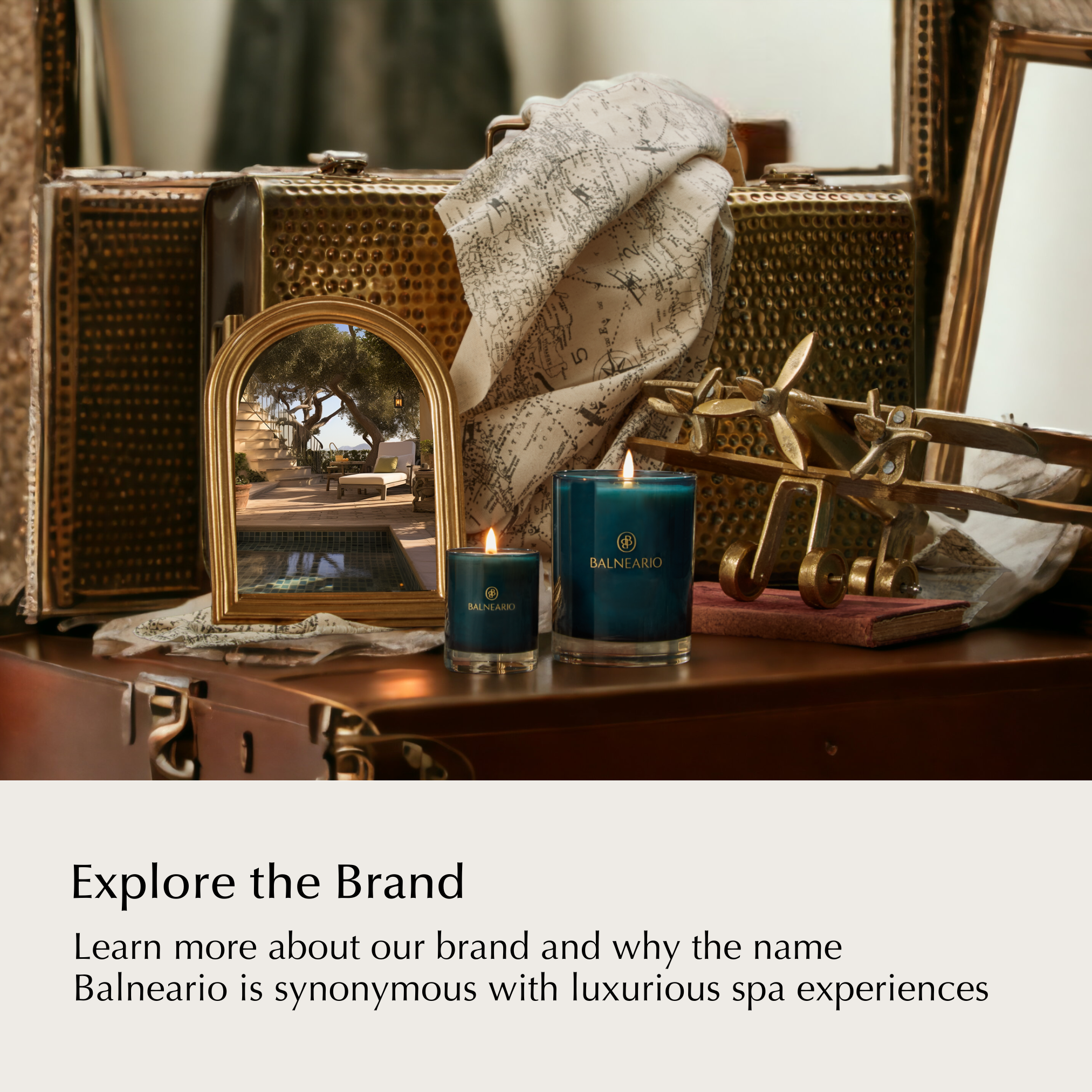 Balneario Explore the Brand Call Out Box