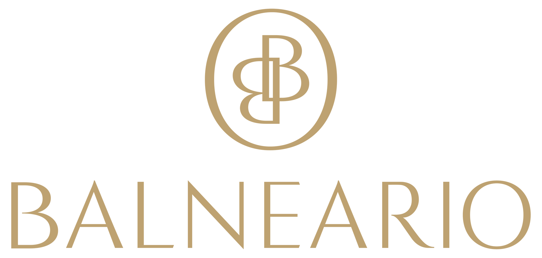 Balneario Gold Logo on white